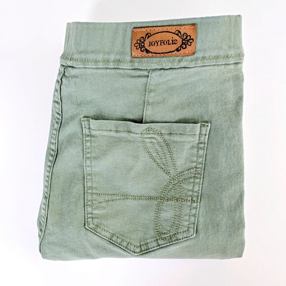 Joyfolie Brytny High-Waisted Denim in Ivy Green Size 30 (runs very small) - Picture 1 of 10